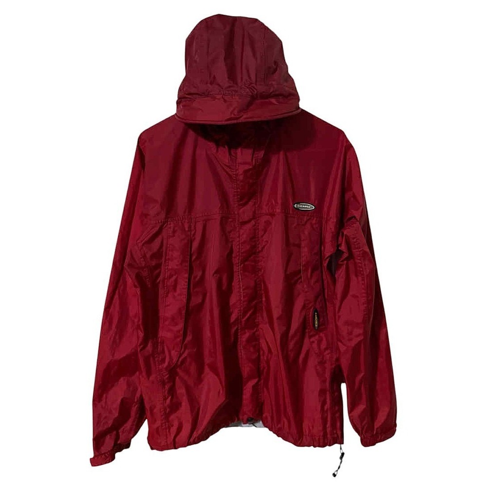 Stearns Mens Size Medium DryWear Red Sedona Windbreaker Rain Jacket Coat